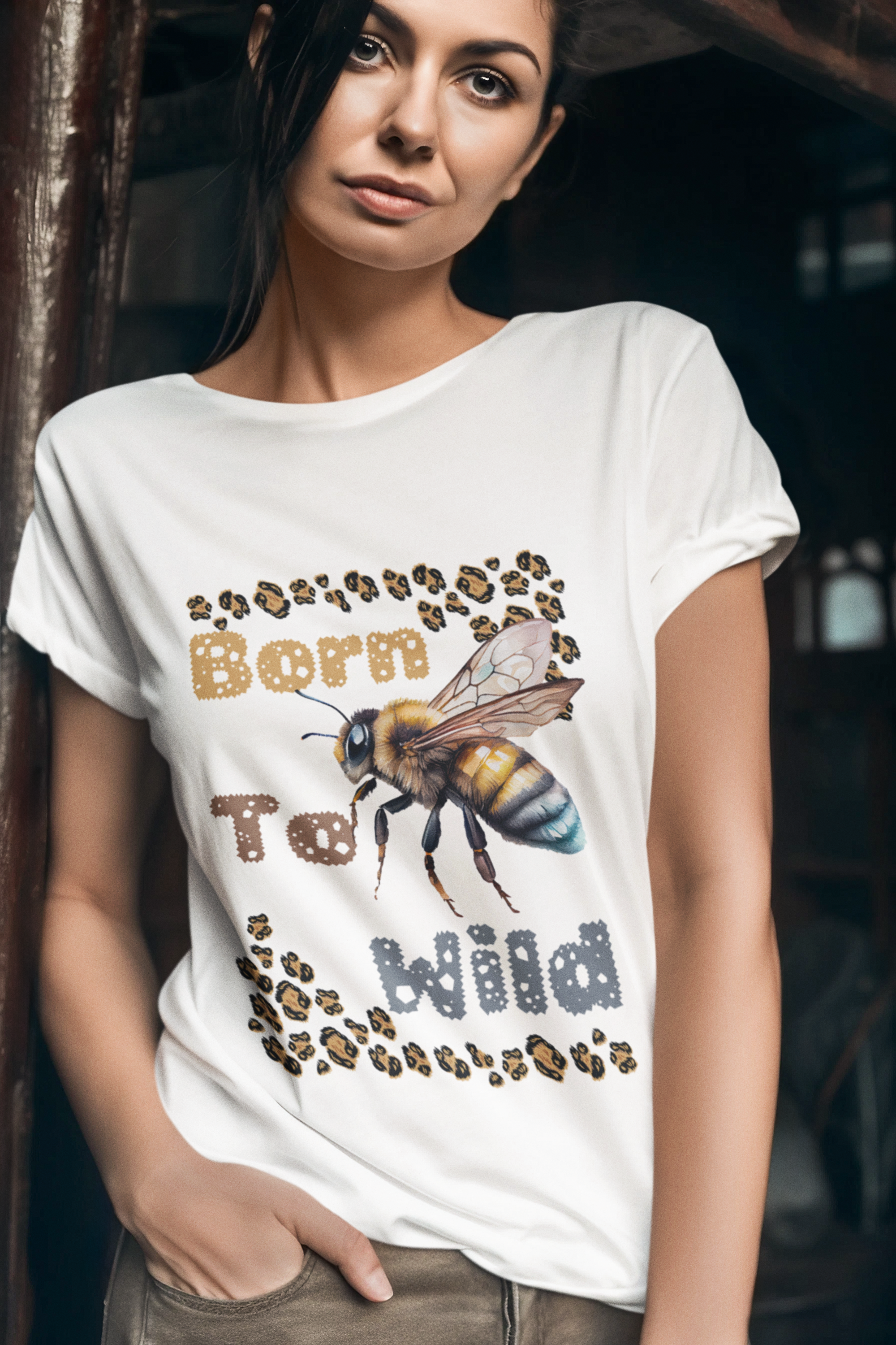 Born To Bee Wild- Unisex Premium t-shirt
